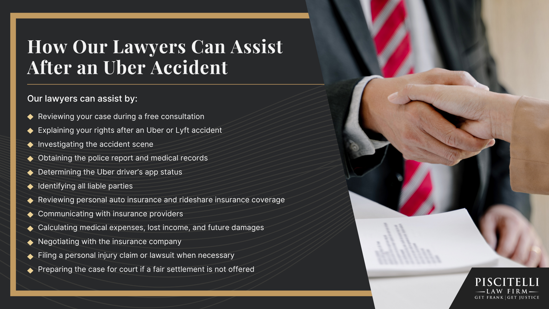 Uber Accidents Can Create Complicated Injury Claims; Common Causes of Uber Accidents in Cleveland; Common Injuries After an Uber Accident; How Uber Insurance Works in Ohio; Who Can Be Held Liable for an Uber Accident in Cleveland; What Compensation Is Available After a Cleveland Uber Accident; How Our Lawyers Can Assist After an Uber Accident