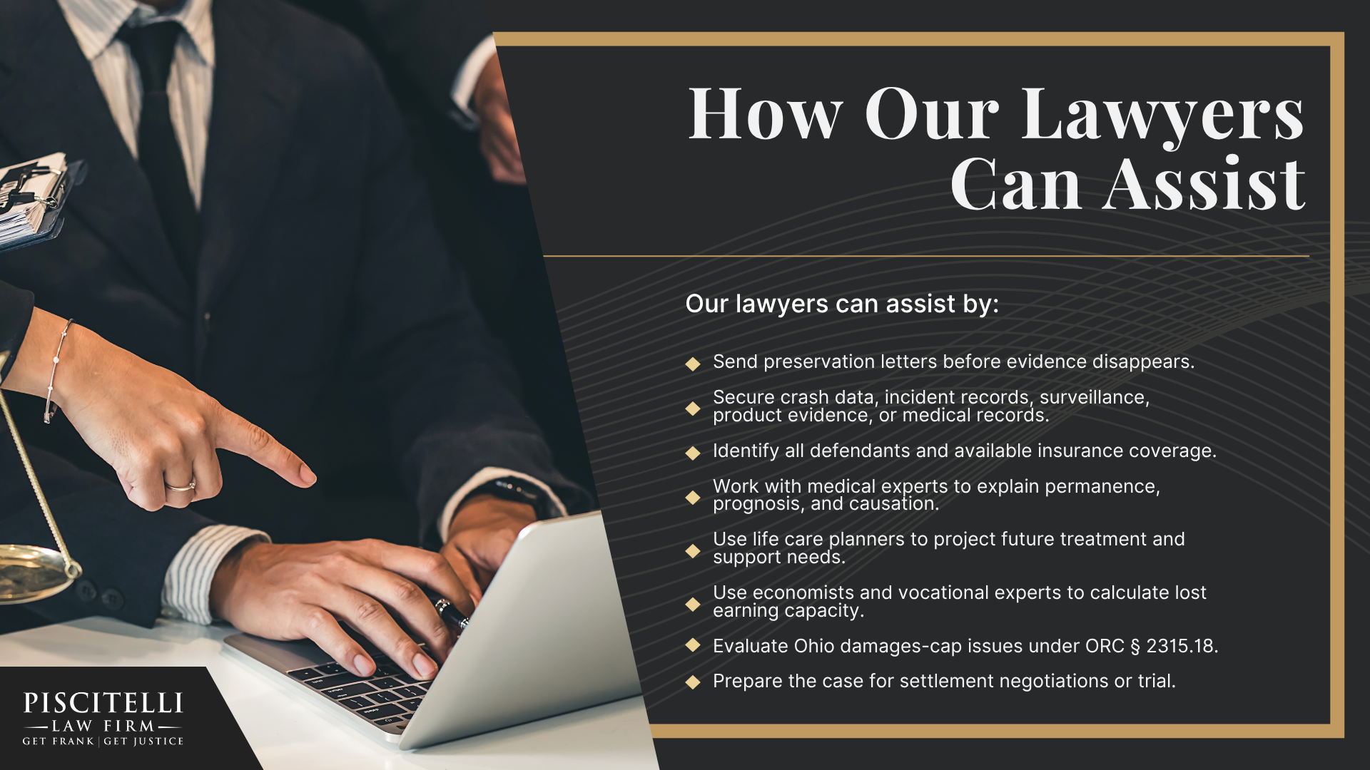 What Is a Catastrophic Injury; Common Causes of Catastrophic Injuries in Ohio; Types of Catastrophic Injuries; Who Can Be Held Liable for a Catastrophic Injury in Ohio; Compensation Available in an Ohio Catastrophic Injury Claim; Life-Care Planning and Future Medical Needs; How Our Lawyers Can Assist