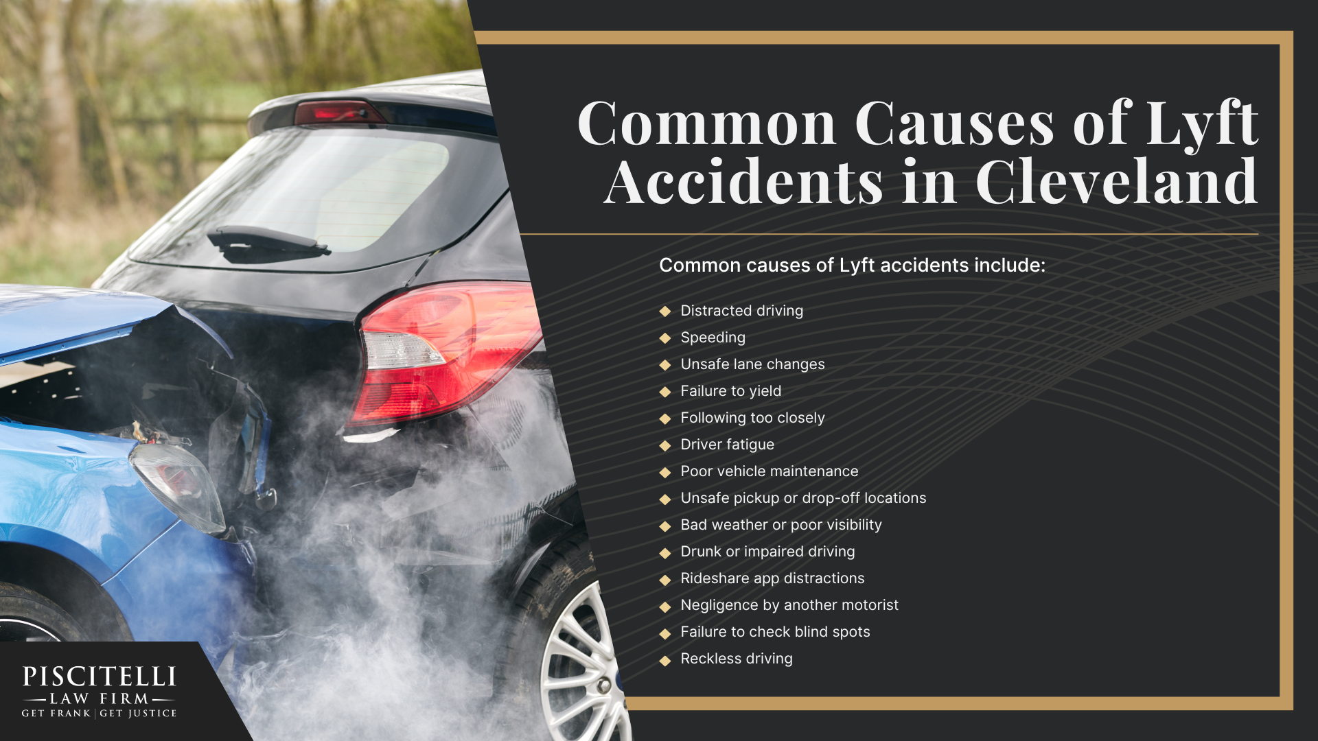 Why Cleveland Lyft Accident Claims Are Different From Other Car Accident Claims; How Lyft Insurance Works After an Accident in Cleveland; Common Causes of Lyft Accidents in Cleveland