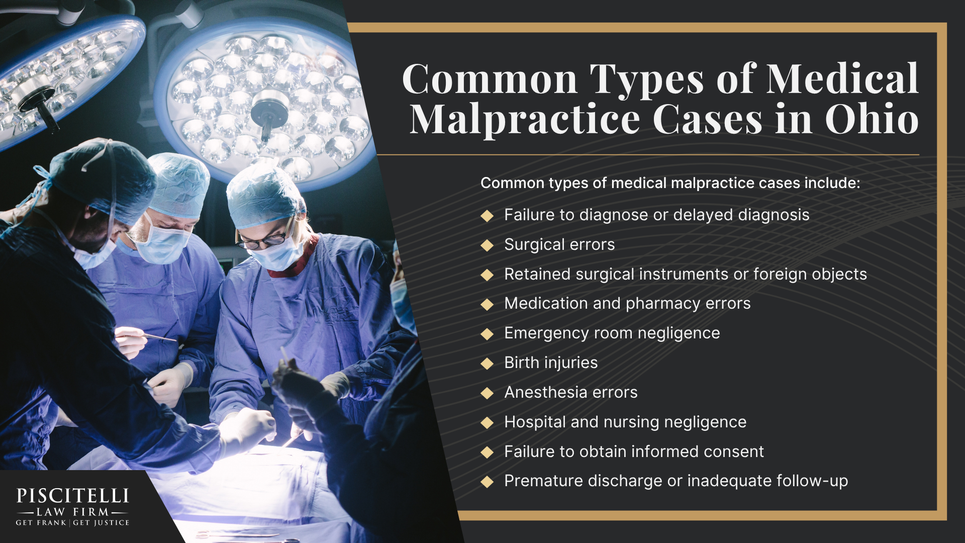 What Is Considered Medical Malpractice in Ohio; Ohio’s Affidavit of Merit Requirement; Common Types of Medical Malpractice Cases in Ohio