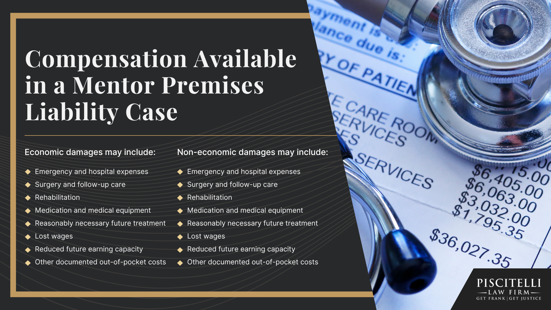 What Is Premises Liability Law in Ohio; Premises Liability Is About Unsafe Property Conditions; Common Types of Premises Liability Cases in Mentor; Who May Be Liable in a Mentor Premises Liability Case; Common Injuries Caused by Unsafe Property Conditions; Common Injuries Caused by Unsafe Property Conditions; What To Do After Being Injured on Someone Else’s Property; Evidence That Can Help Support a Premises Liability Claim; Compensation Available in a Mentor Premises Liability Case