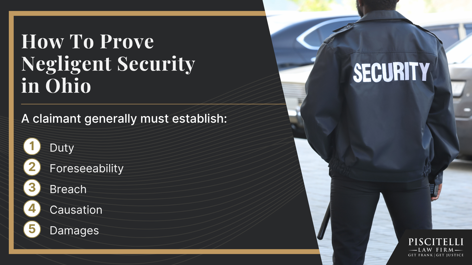 What Is Negligent Security; When Can a Property Owner Be Liable for Negligent Security; Common Types of Negligent Security Cases in Mentor; Common Security Failures That Can Lead to Serious Injuries; Who May Be Liable in a Negligent Security Case; How To Prove Negligent Security in Ohio