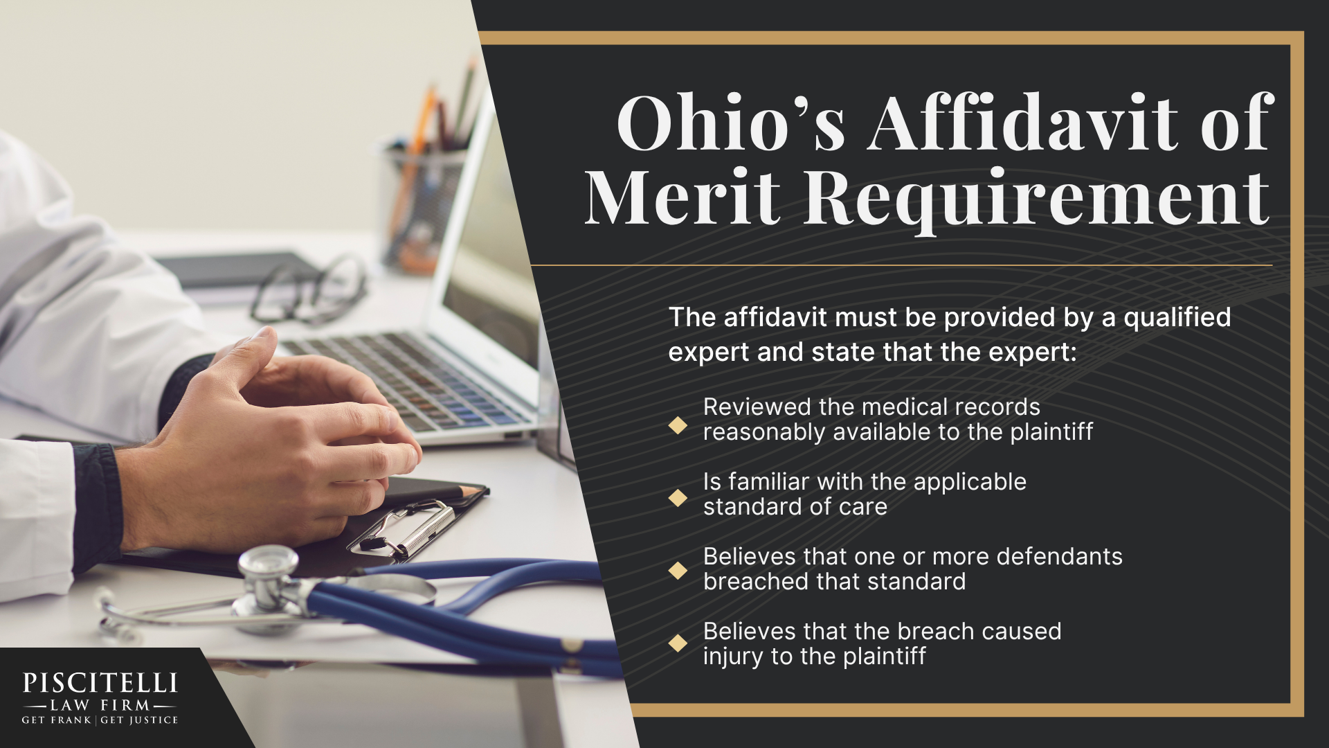 What Is Considered Medical Malpractice in Ohio; Ohio’s Affidavit of Merit Requirement