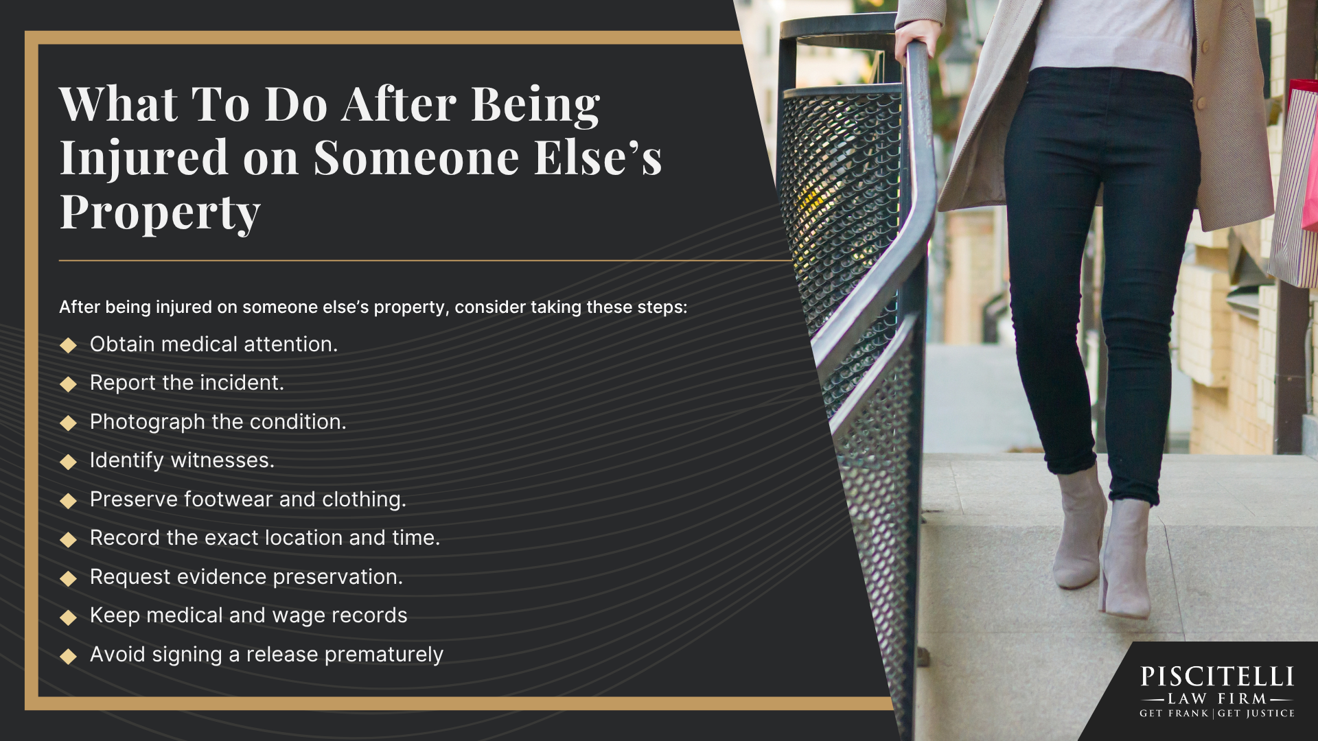 What Is Premises Liability Law in Ohio; Premises Liability Is About Unsafe Property Conditions; Common Types of Premises Liability Cases in Mentor; Who May Be Liable in a Mentor Premises Liability Case; Common Injuries Caused by Unsafe Property Conditions; Common Injuries Caused by Unsafe Property Conditions; What To Do After Being Injured on Someone Else’s Property