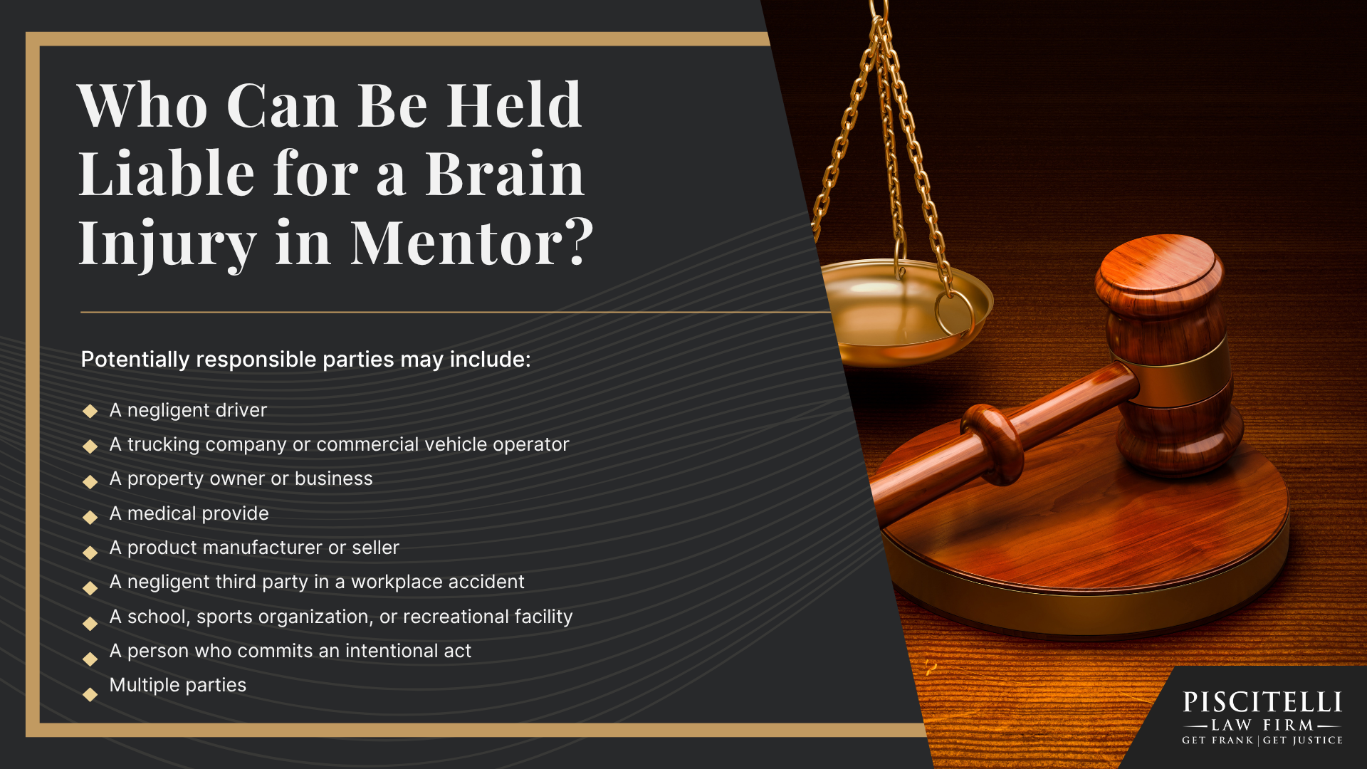 Why Brain Injury Claims Require Specialized Medical and Legal Evidence;  Common Accidents That Cause Brain Injuries in Mentor; What Is a Traumatic Brain Injury; Types of Brain Injuries; Common Symptoms After a Brain Injury; Who Can Be Held Liable for a Brain Injury in Mentor